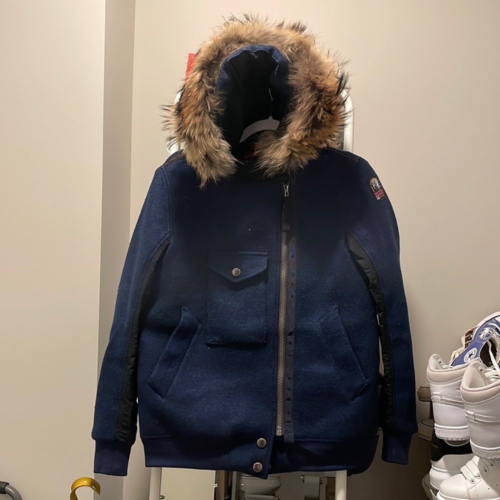 RARE Parajumpers felted jacket unisex